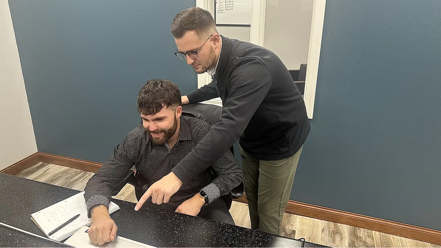 Mentor answering questions